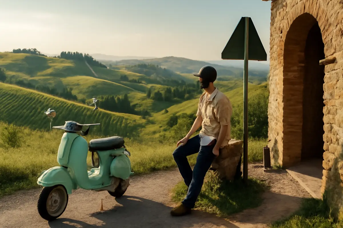 Quali tappe non possono mancare in un viaggio in Vespa tra le colline reggiane? Scenari e soste che trasformano la giornata