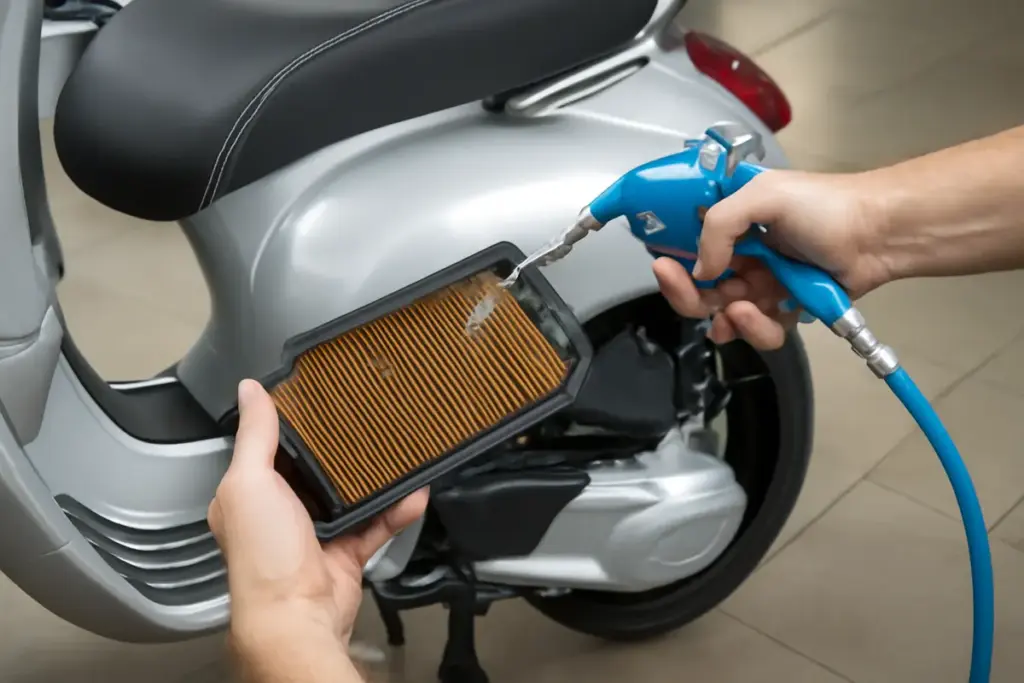 Pulizia filtro aria Vespa moderna: il metodo veloce che aumenta le prestazioni
