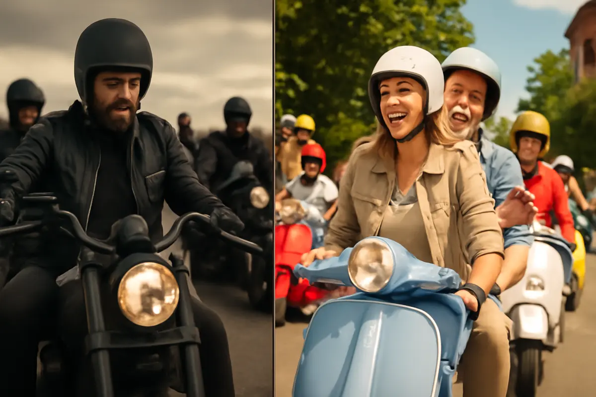 Che differenza c’è tra un motoraduno classico e un Vespa tour? L’aspetto che cambia il divertimento