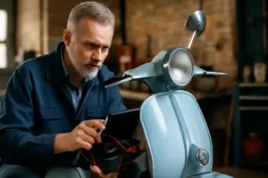Controllo batteria su Vespa dopo l’inverno: il consiglio degli esperti che ti salva dagli imprevisti
