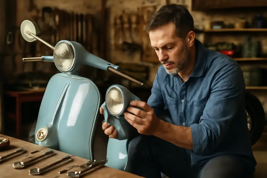 Restauro Vespa d’epoca originale: i segreti per valorizzare ogni dettaglio senza errore