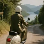 Qual è la strada meno trafficata per raggiungere il Lago di Suviana in Vespa? Un percorso silenzioso perfetto per rilassarsi