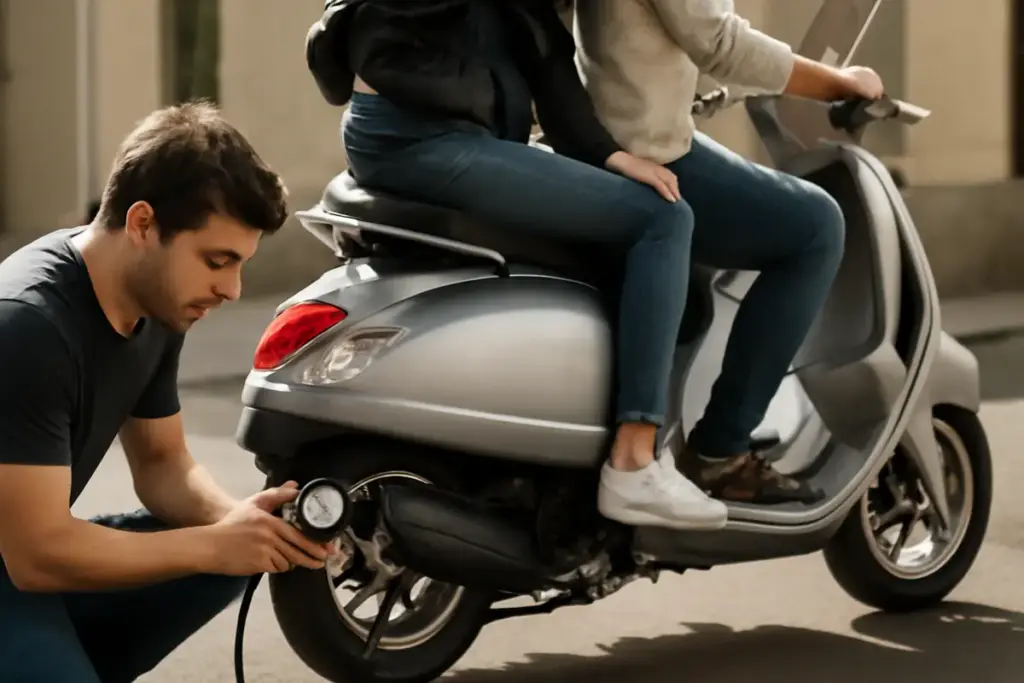 Pressione gomme Vespa GTS per viaggiare in due: il dato corretto che pochissimi verificano