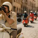 Tour fotografici in Vespa: come ottenere scatti unici durante eventi organizzati
