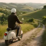 Percorsi collinari vicino Modena in Vespa: scopri sentieri poco battuti