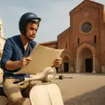 Da Modena a Nonantola in Vespa: un itinerario storico con spiegazioni sulle tappe medievali più affascinanti