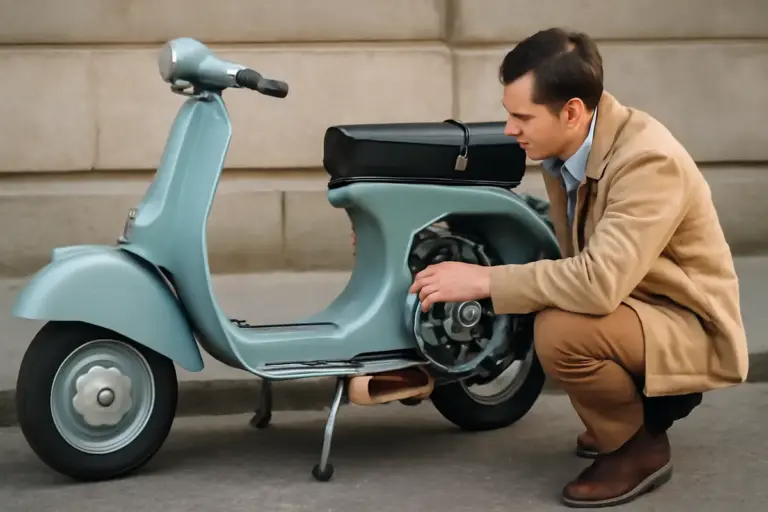 Perché il motore lato sinistro è diventato il segno distintivo della Vespa? Origini e benefici per la guida