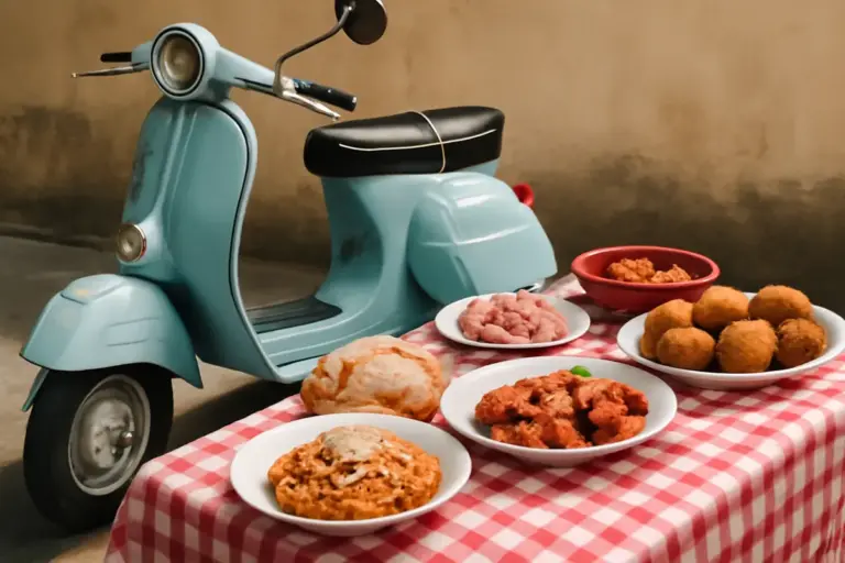 Vespa e piatti tipici: eventi dedicati agli incontri culinari su due ruote da non perdere