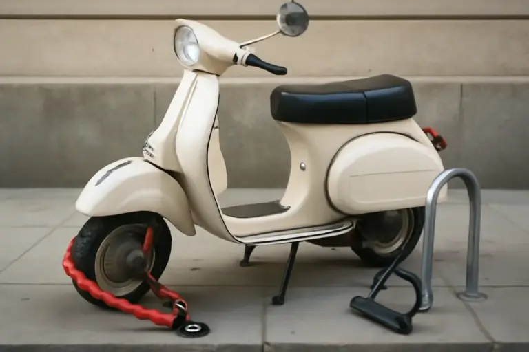Accessori anti-furto per Vespa: le strategie che dissuadono davvero i ladri