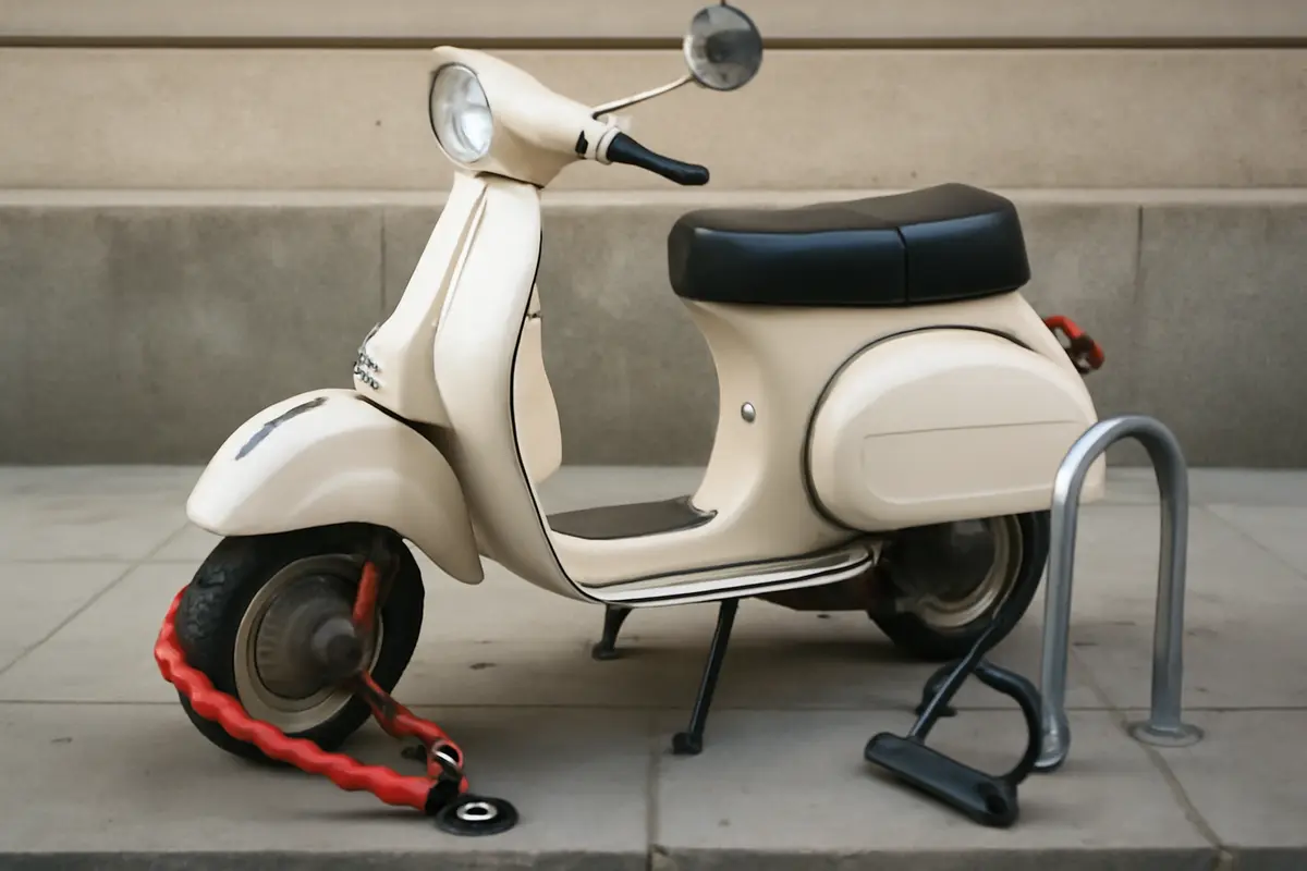Accessori anti-furto per Vespa: le strategie che dissuadono davvero i ladri