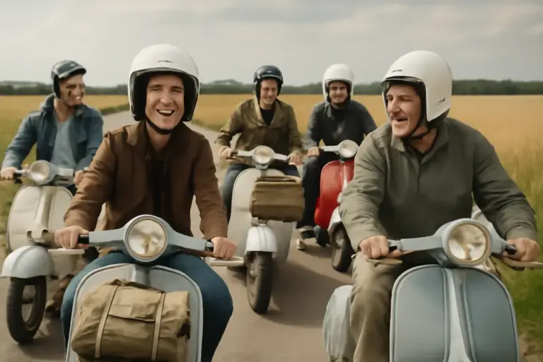 Da quando la Vespa è entrata nei grandi viaggi in gruppo? La svolta storica che ha unito generazioni