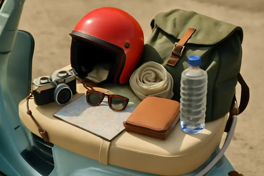 Cosa mettere nel bauletto per un viaggio in Vespa? Gli oggetti che non devono mancare