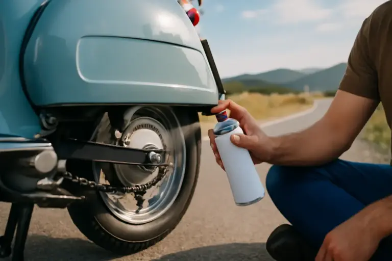 Quante volte va ingrassata la catena di una Vespa? Scopri qual è la frequenza ideale per viaggi lunghi