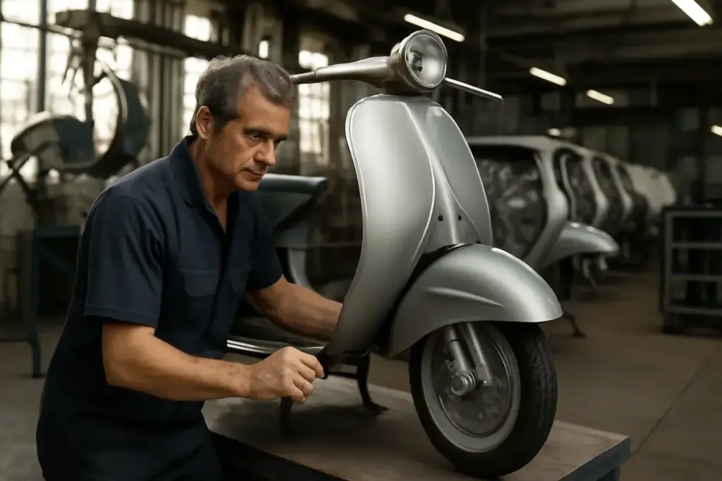 Come nasce una Vespa storica? Scopri i passaggi che rendono unico ogni esemplare